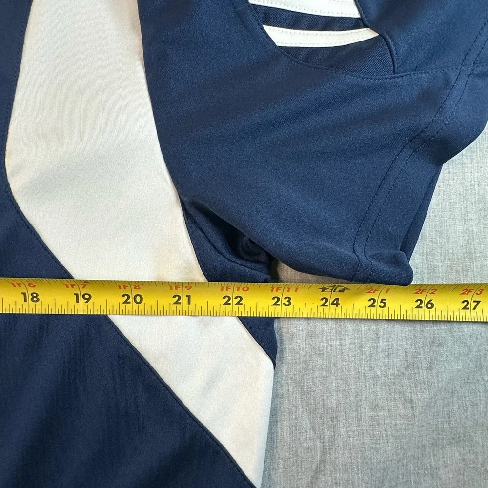 Adidas Dark Blue and White Notre Dame Men's Active Polo Shirt - Picture 9 of 12